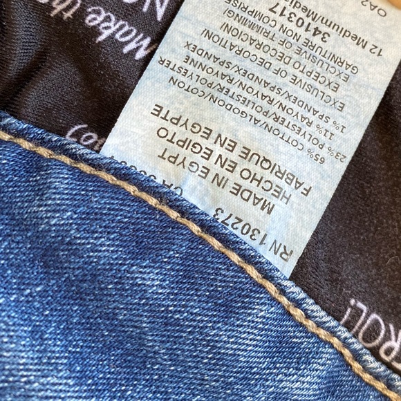 Perfect Fit Straight Leg Classic Blue Jeans - Picture 6 of 7